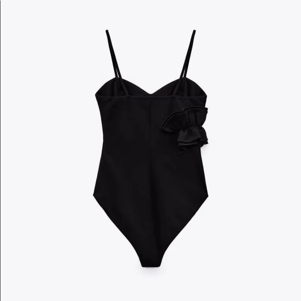 ZARA Ruffle Bodysuit - Picture 3 of 16
